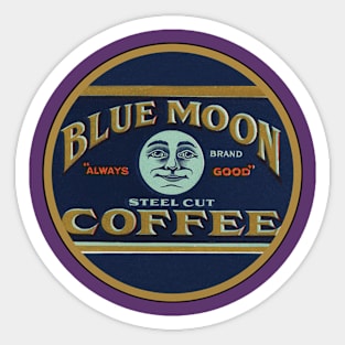 Blue Moon Steel Cut Coffee Sticker